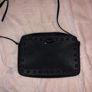 Michael Kors black rock stud bag